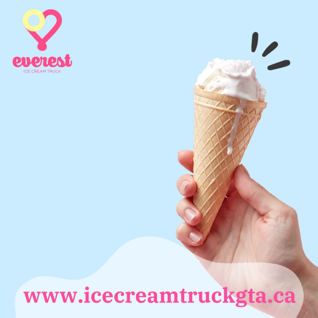 Ice cream truck for school sports events