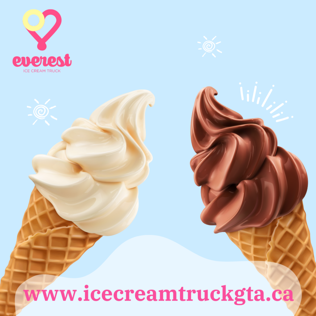 Ice cream truck for family gatherings